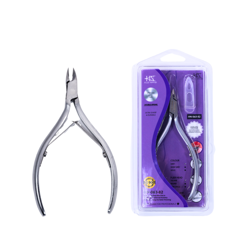 Stainless Steel Cuticle Nipper with Square Plier Head (HN-063