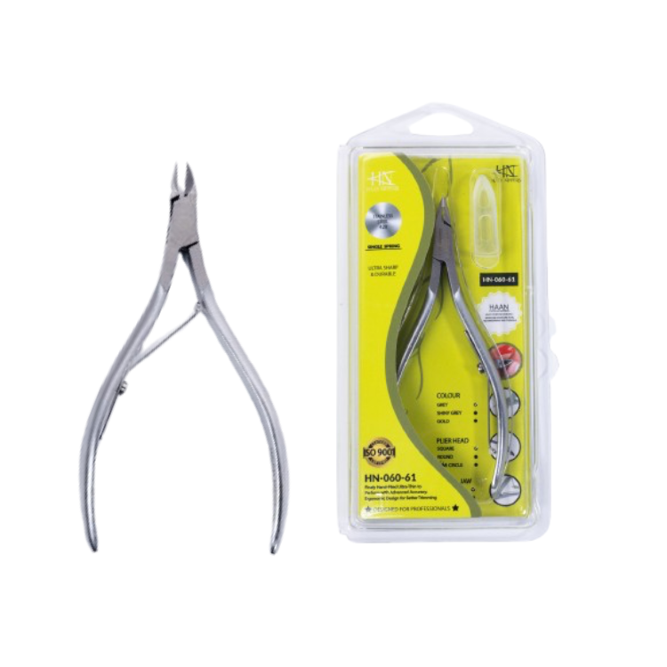 Stainless Steel Cuticle Nipper with Square Plier Head (HN-060)