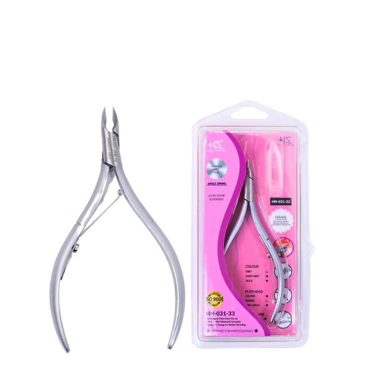 Stainless Steel Cuticle Nipper with Round Plier Head (HN-031)