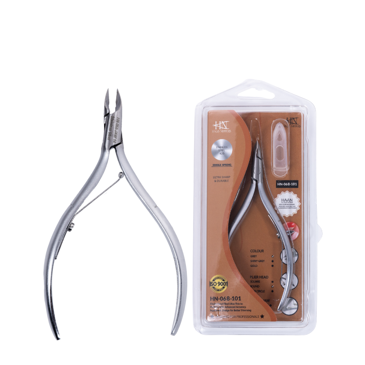 Stainless Steel Cuticle Nipper with Round Plier Head  and Jaw Size 14, 16,  (HN-068)