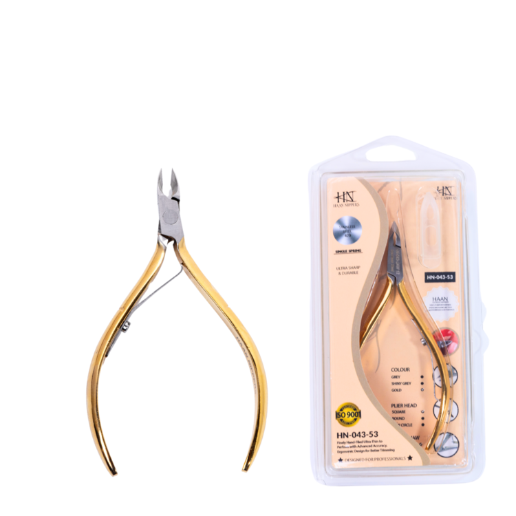 Stainless Steel Cuticle Nipper with Square Plier Head (HN-043)