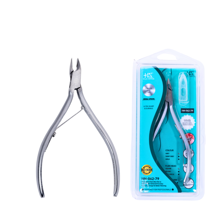Stainless Steel Cuticle Nipper with Square Plier Head  (HN-062)