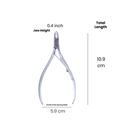 Stainless Steel Cuticle Nipper with Square Plier Head  (HN-041)