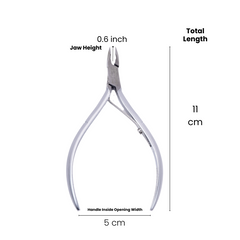 Stainless Steel Cuticle Nipper with Square Plier Head (HN-043)