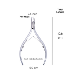 Stainless Steel Cuticle Nipper with Semi-Circle Plier Head (HN-042)