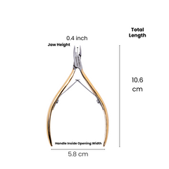 Stainless Steel Cuticle Nipper with Square Plier Head (HN-004)