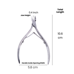 Stainless Steel Cuticle Nipper with Square Plier Head (HN-004)