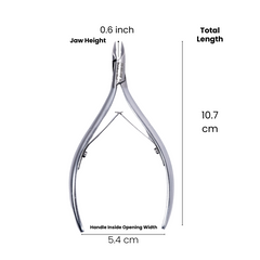 Stainless Steel Cuticle Nipper with Round Plier Head (HN-065)