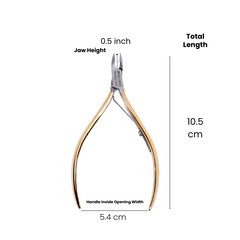 Stainless Steel Cuticle Nipper with Square Plier Head (HN-004)