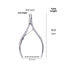 Stainless Steel Cuticle Nipper with Semi-Circle Plier Head (HN-042)