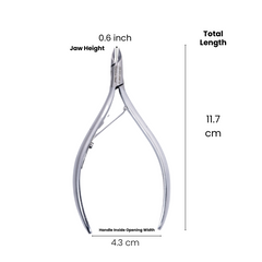 Stainless Steel Cuticle Nipper with Round Plier Head (HN-065)