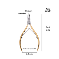 Stainless Steel Cuticle Nipper with Semi-Circle Plier Head (HN-042)