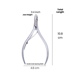 Stainless Steel Cuticle Nipper with Semi-Circle Plier Head (HN-042)