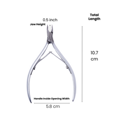 Stainless Steel Cuticle Nipper with Square Plier Head (HN-004)