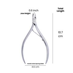 Stainless Steel Cuticle Nipper with Square Plier Head (HN-061)