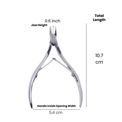 Stainless Steel Cuticle Nipper with Square Plier Head  (HN-041)