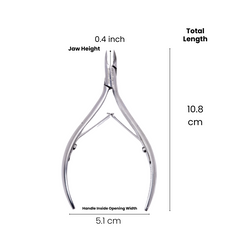 Stainless Steel Cuticle Nipper with Semi-Circle Plier Head (HN-042)