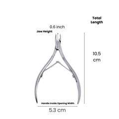 Stainless Steel Cuticle Nipper with Square Plier Head  (HN-041)