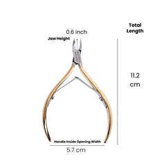 Stainless Steel Cuticle Nipper with Square Plier Head (HN-043)
