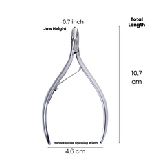 Stainless Steel Cuticle Nipper with Round Plier Head (HN-065)