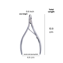 Stainless Steel Cuticle Nipper with Square Plier Head (HN-060)