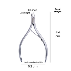 Stainless Steel Cuticle Nipper with Square Plier Head (HN-063)