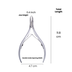Stainless Steel Cuticle Nipper with Round Plier Head (HN-031)
