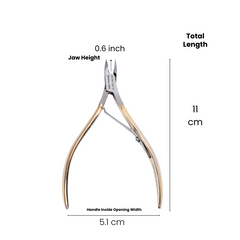Stainless Steel Cuticle Nipper with Square Plier Head (HN-060)