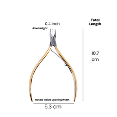 Stainless Steel Cuticle Nipper with Square Plier Head (HN-004)