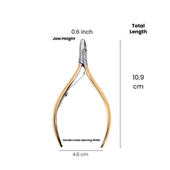 Stainless Steel Cuticle Nipper with Semi-Circle Plier Head (HN-042)