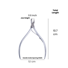 Stainless Steel Cuticle Nipper with Square Plier Head (HN-004)