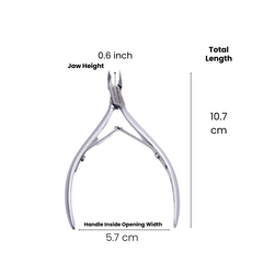 Stainless Steel Cuticle Nipper with Square Plier Head (HN-004)