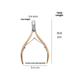 Stainless Steel Cuticle Nipper with Round Plier Head (HN-031)