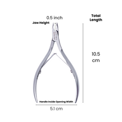 Stainless Steel Cuticle Nipper with Square Plier Head  (HN-041)