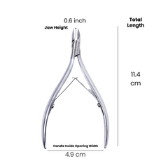 Stainless Steel Cuticle Nipper with Round Plier Head (HN-066)