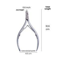 Stainless Steel Cuticle Nipper with Square Plier Head (HN-064)
