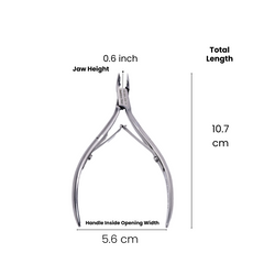 Stainless Steel Cuticle Nipper with Square Plier Head (HN-004)