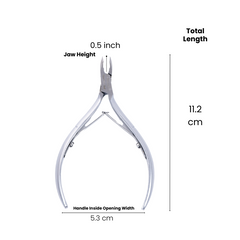 Stainless Steel Cuticle Nipper with Square Plier Head (HN-043)