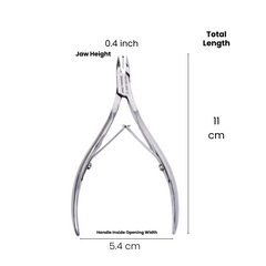 Stainless Steel Cuticle Nipper with Square Plier Head (HN-060)