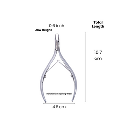 Stainless Steel Cuticle Nipper with Semi-Circle Plier Head (HN-042)