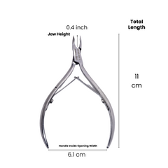 Stainless Steel Cuticle Nipper with Square Plier Head (HN-043)