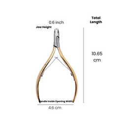 Stainless Steel Cuticle Nipper with Round Plier Head (HN-031)