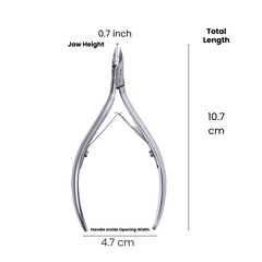 Stainless Steel Cuticle Nipper with Round Plier Head (HN-065)