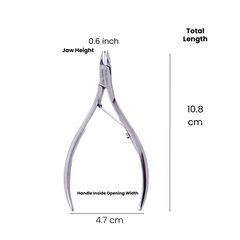 Stainless Steel Cuticle Nipper with Square Plier Head  (HN-041)