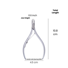 Stainless Steel Cuticle Nipper with Round Plier Head (HN-031)