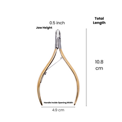 Stainless Steel Cuticle Nipper with Round Plier Head (HN-031)