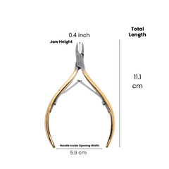 Stainless Steel Cuticle Nipper with Square Plier Head (HN-043)