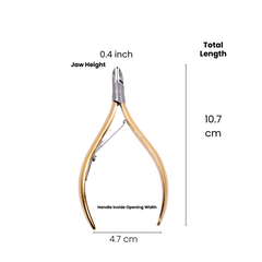 Stainless Steel Cuticle Nipper with Round Plier Head (HN-031)