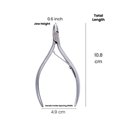 Stainless Steel Cuticle Nipper with Square Plier Head (HN-061)