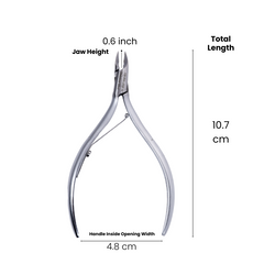 Stainless Steel Cuticle Nipper with Round Plier Head  and Jaw Size 14, 16,  (HN-068)